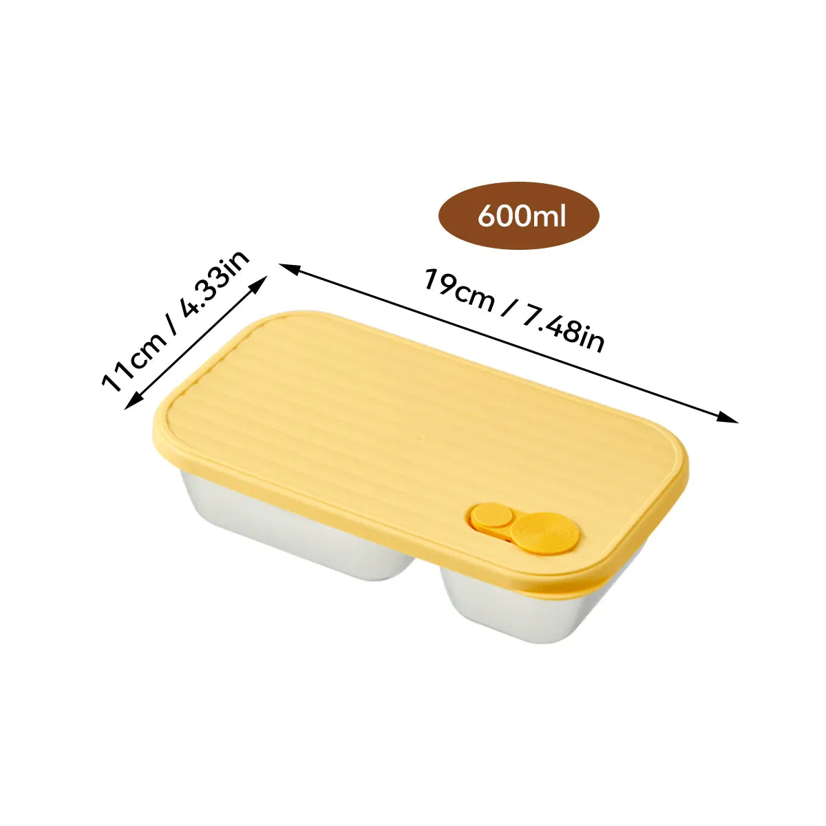 Ensemble Lunch Box Lucky - 700ml Étanche Anti-Fuite Bento