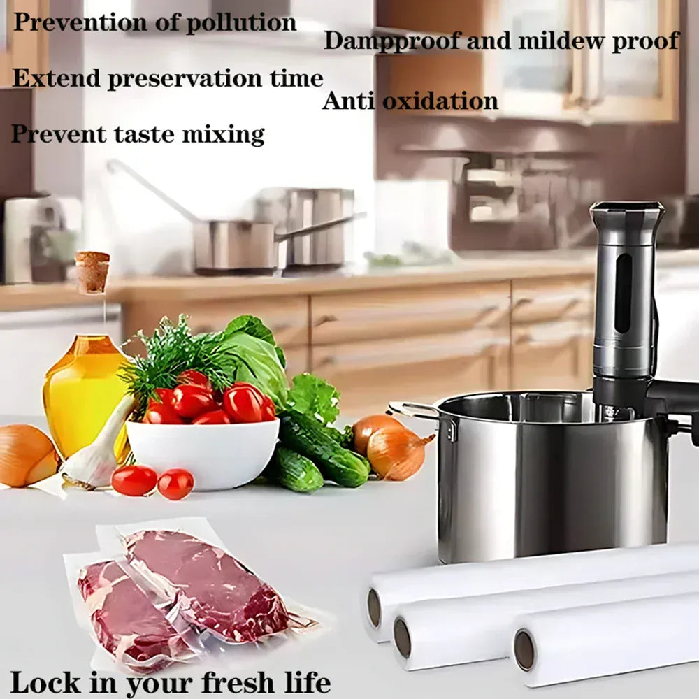 rouleau hermétique pour sacs sous vide de 12 cm à 30 cm