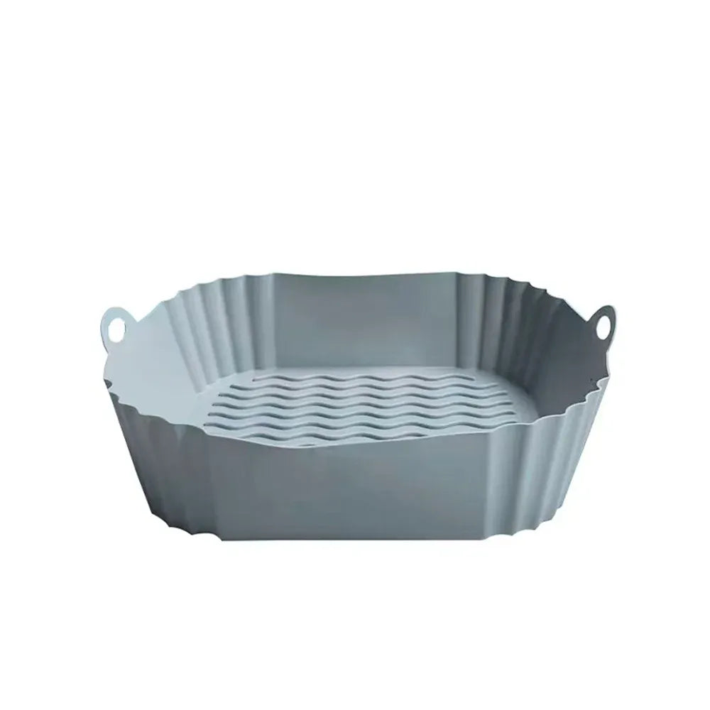 Moule Silicone Air Fryer Réutilisable Rectangulaire - Lot de 2 Pièces Air Fryer