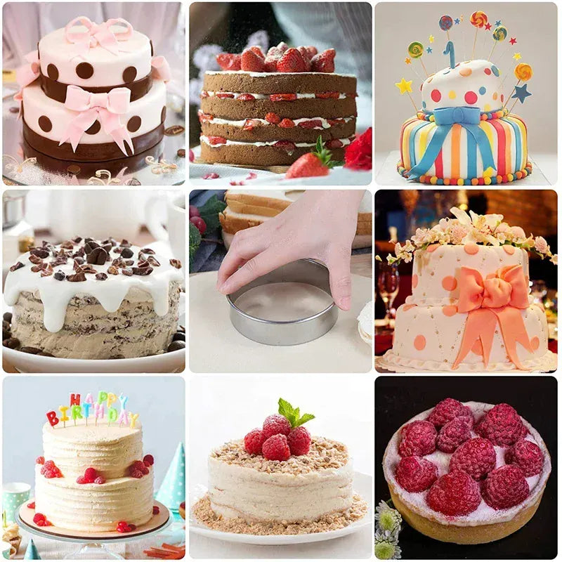 Emporte-pièces en Acier Inoxydable - 5 Pièces pour Pâtisserie emportepieces