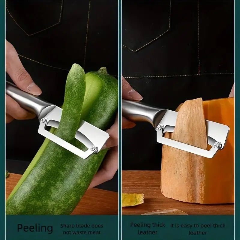 Éplucheur en Inox avec Lame Plate eplucheurs