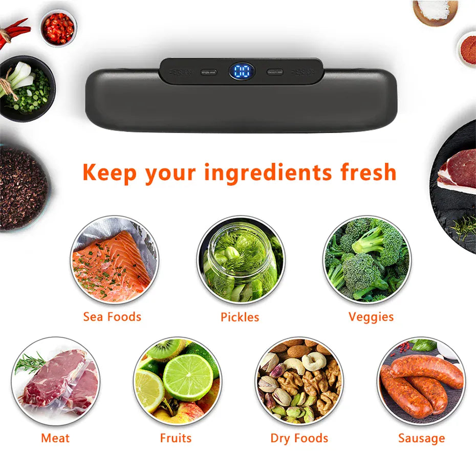 Machine Sous Vide Alimentaire avec 10 Sacs Inclus - Pratique et Efficace sv
