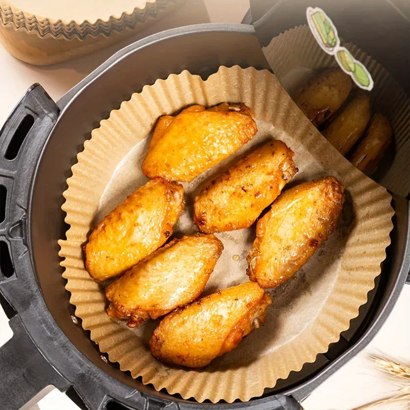 Papier Cuisson Air Fryer Jetable Réutilisable Lot de 100 Pièces Air Fryer