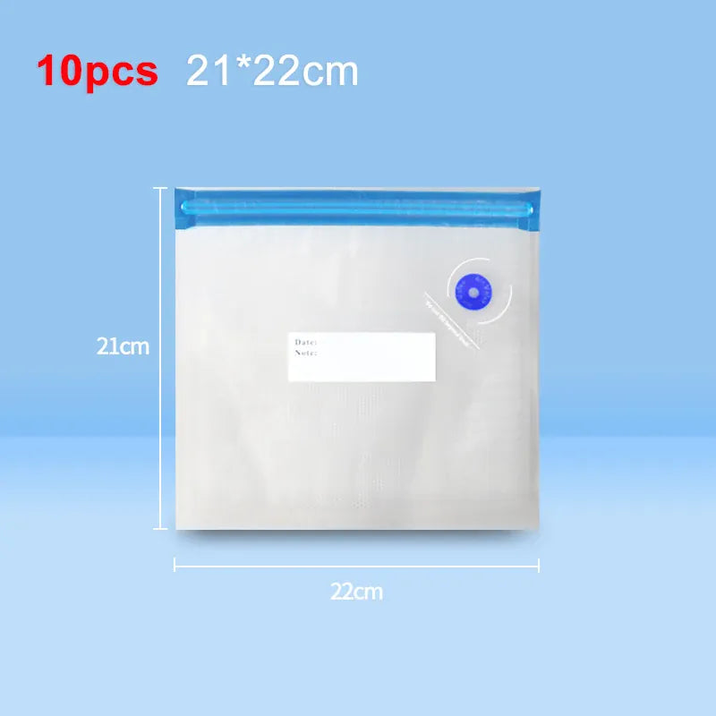 Sacs Sous Vide Alimentaire Réutilisables - Lot de 10 Unités sv