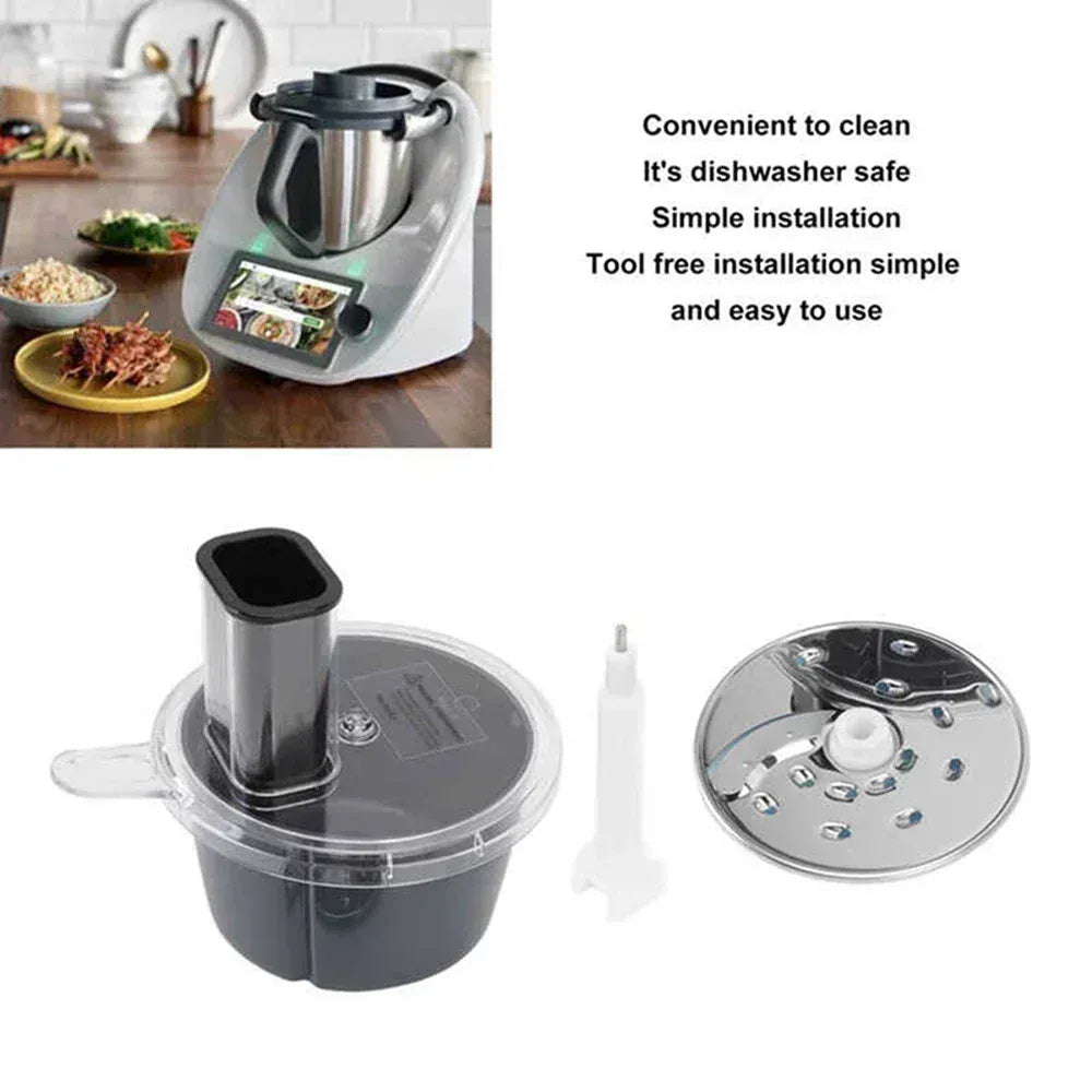Kit Découpe et Râpe pour Thermomix TM5 TM6 – Conteneur avec Disque Inox Thermomix