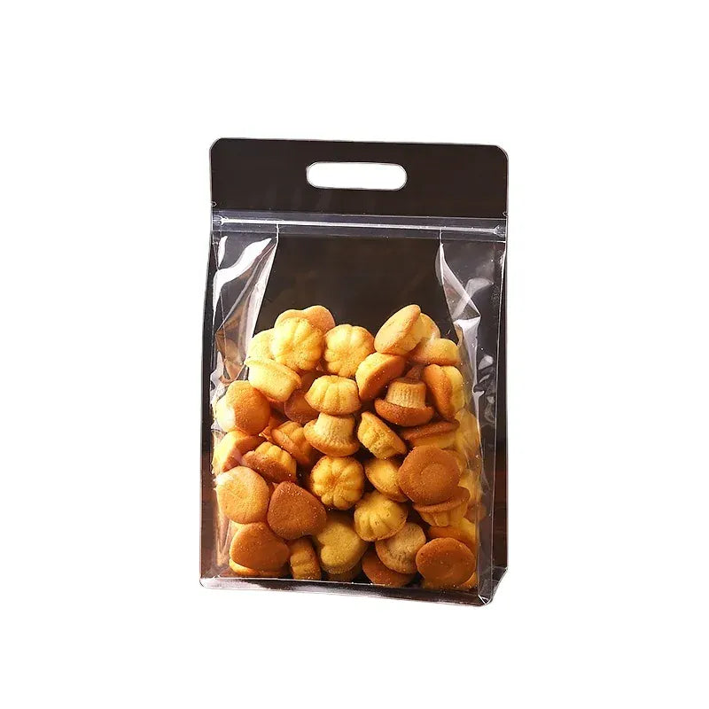 Sachets Zip Alimentaires Transparent - Lot de 50 Pièces avec Zip