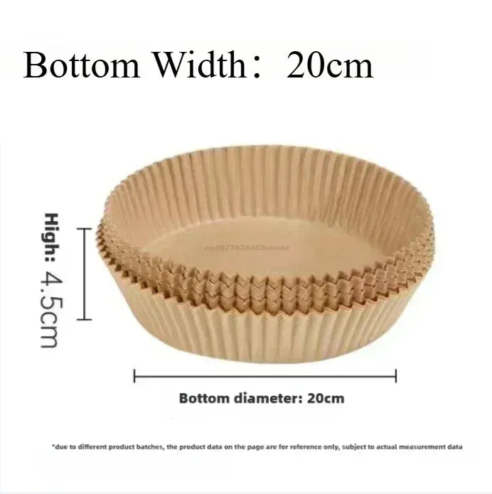 Papier Cuisson Air Fryer Jetable Rond 20-23 cm - Lot de 300 pièces Air Fryer