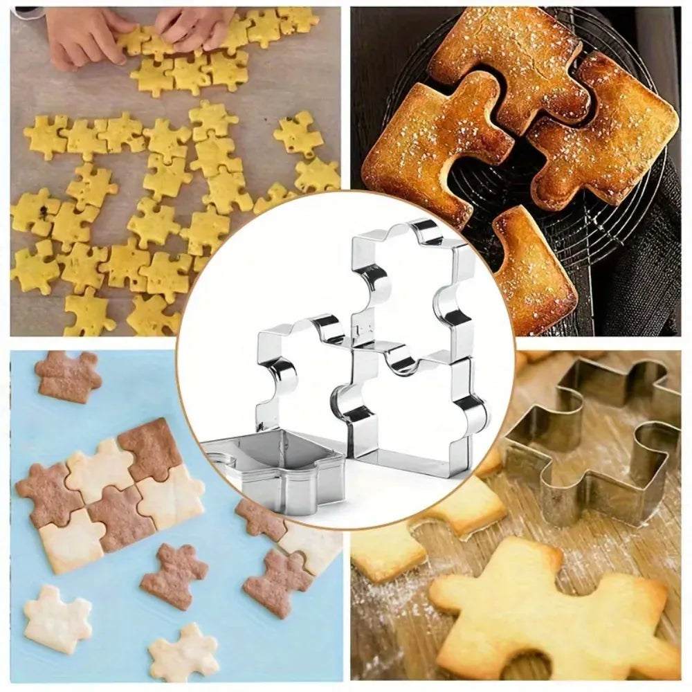 Emporte-pièces en Acier Inoxydable - Set de 4 Pour Gâteaux et Biscuits emportepieces