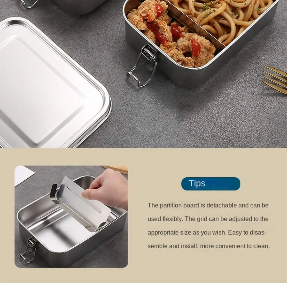 Gamelle en Inox hermétique de 850 à 2400 ml lunchbox