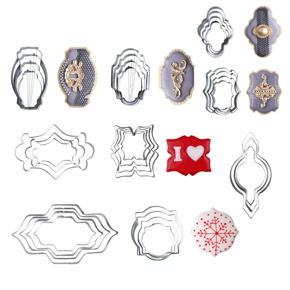 Emporte-pièces en acier inoxydable 34 pièces - Formes variées pour pâtisserie emportepieces