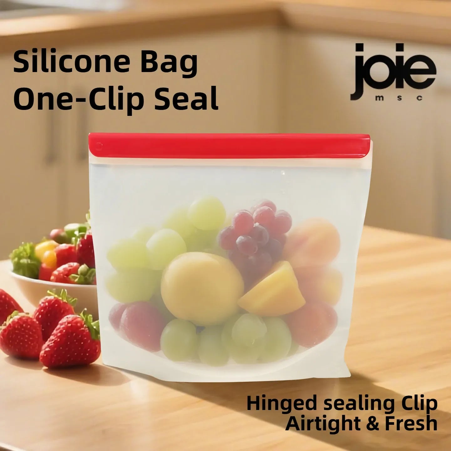 Sachets Silicone Réutilisables Hermétiques - Lot de 2 Pièces