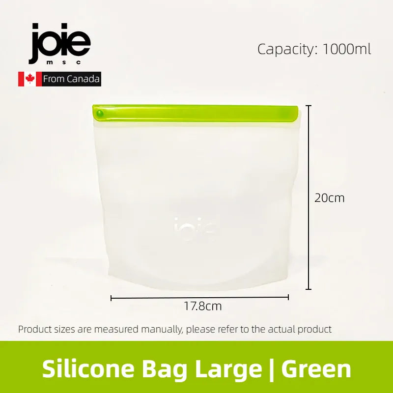 Sachets Silicone Réutilisables Hermétiques - Lot de 2 Pièces