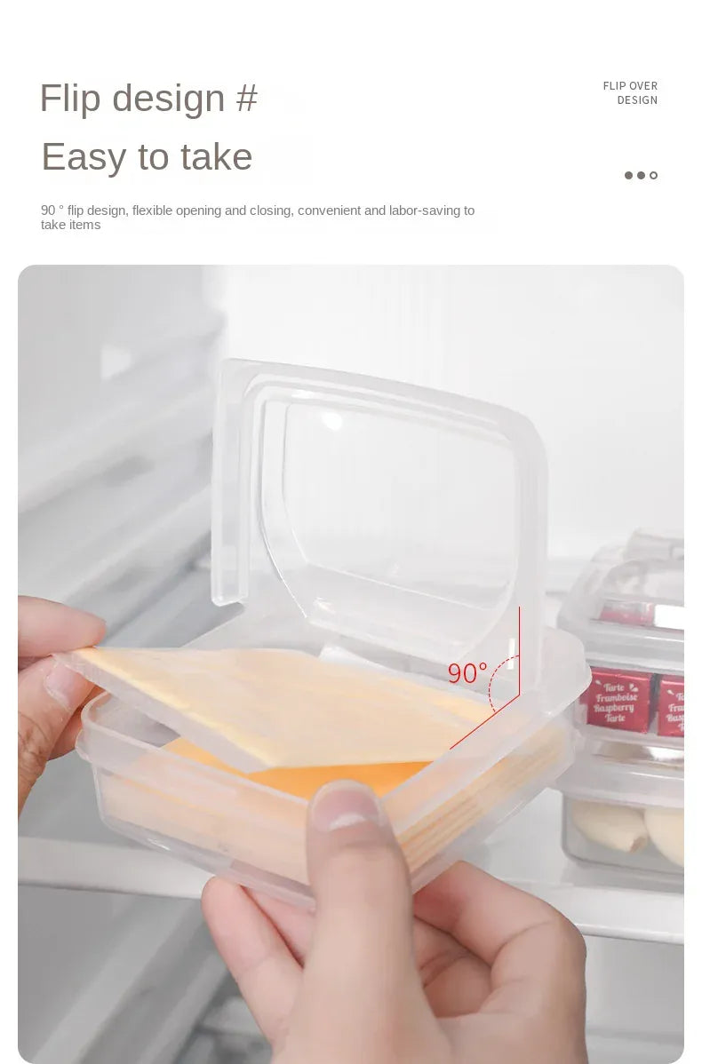 Boîte de Rangement Frigo Hermétique pour Fromage 350ml
