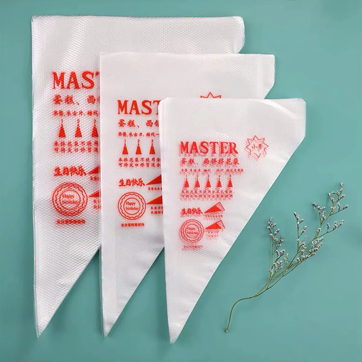 Poches à Douilles Jetables Épaisses - 100 PCS pour Décoration de Gâteaux douillepoche