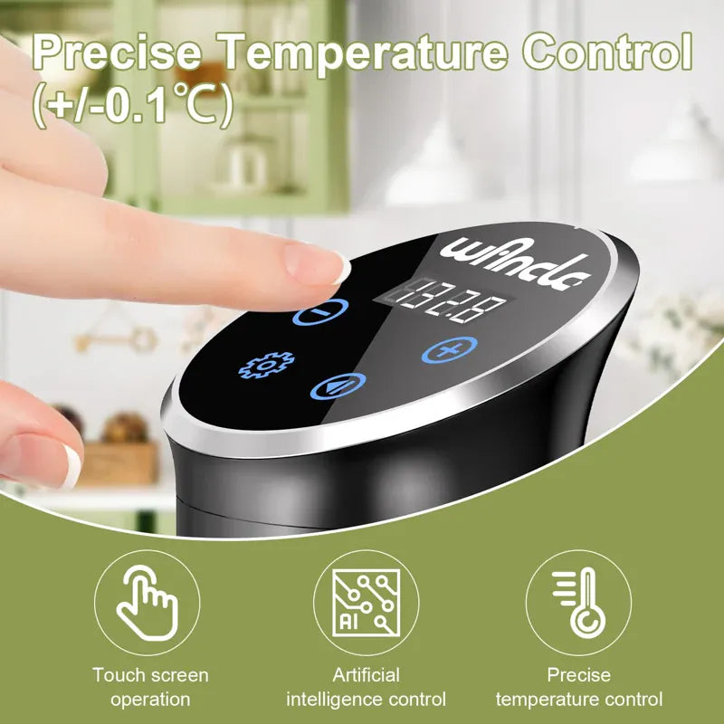 Cuiseur Sous Vide à Immersion 1100W IPX7 Écran Tactile Précision ±0,1 °C sv