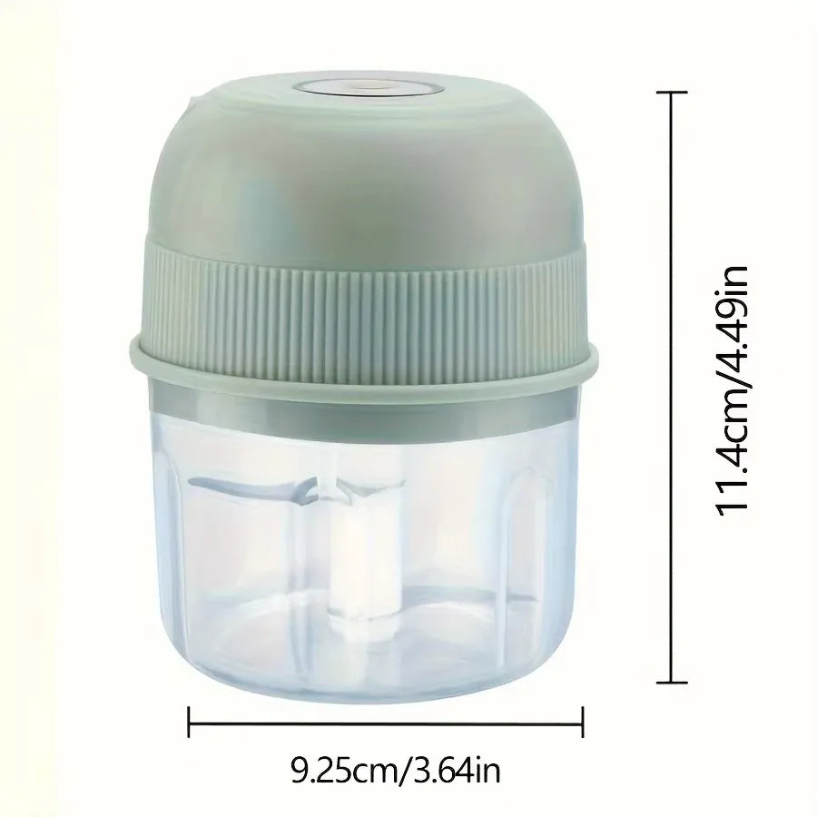 Mini Hachoir Électrique Sans Fil 260 ml — Ail, Légumes, Viande mini hachoir