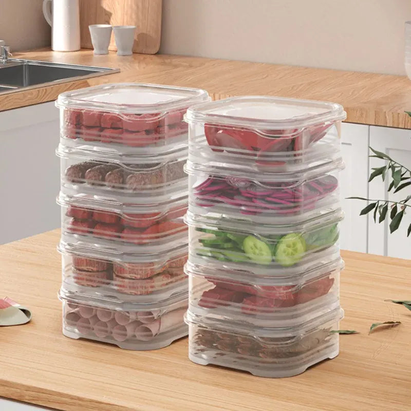 15 Boîtes de Conservation Rangement Frigo