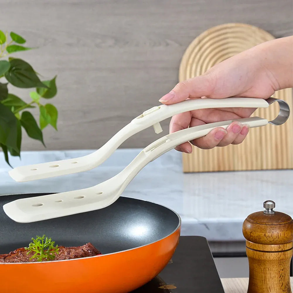 Spatule Silicone 2 en 1 Non-Stick pour Œufs et Viande spatule en silicone