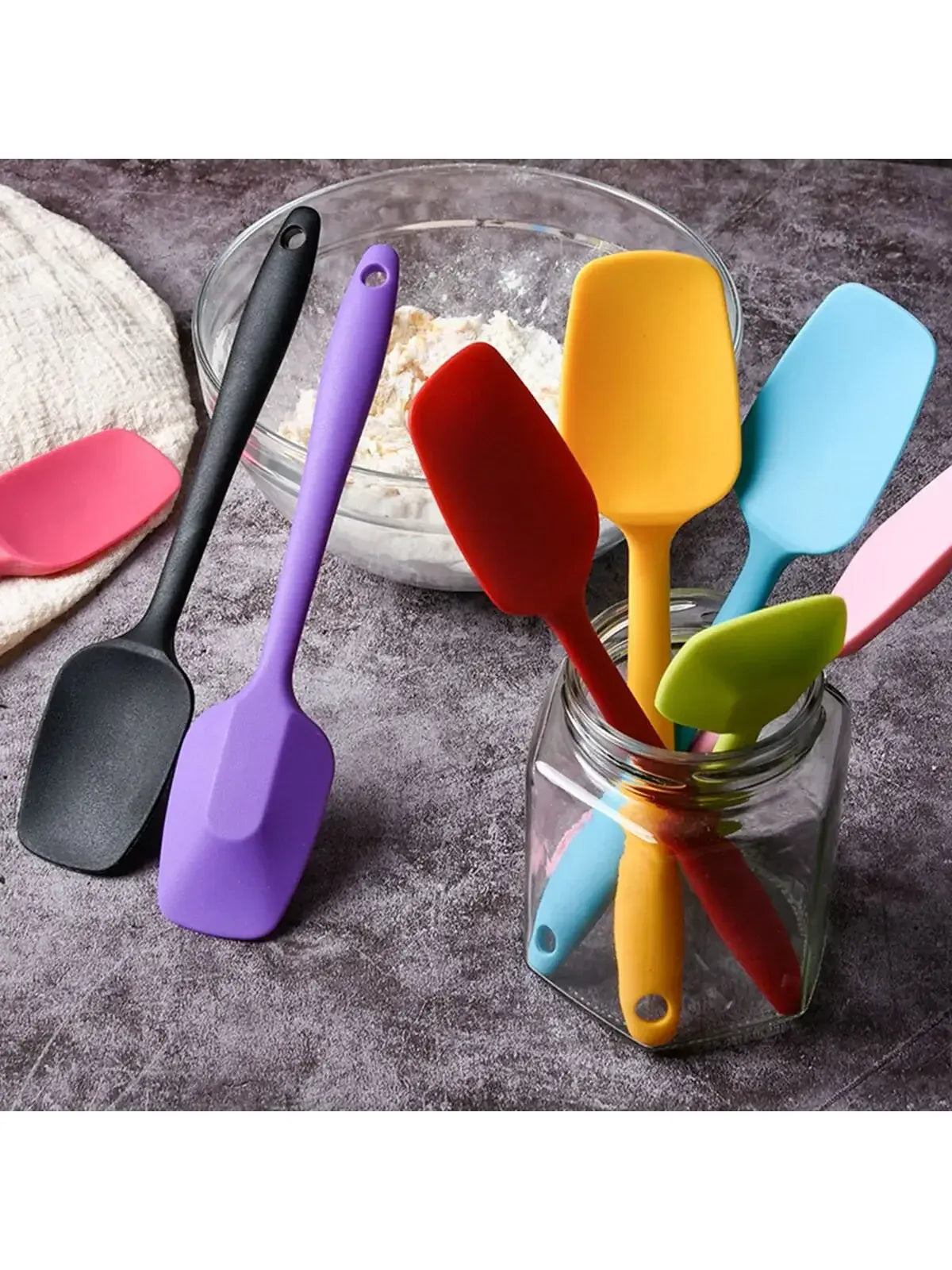 Spatule Silicone Résistante à la Chaleur pour Pâtisserie spatule en silicone