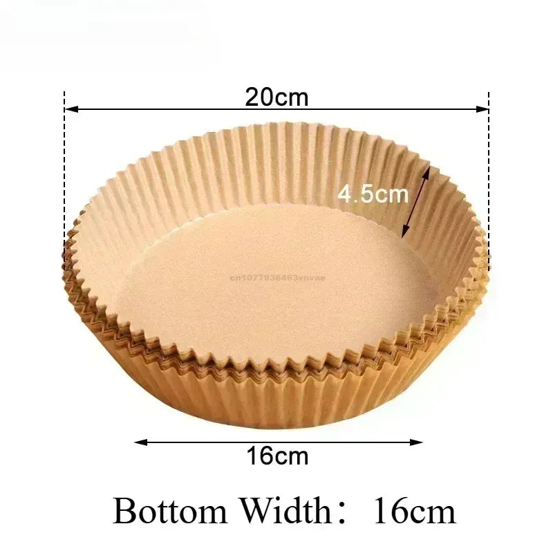 Papier Cuisson Air Fryer Jetable Rond 20-23 cm - Lot de 300 pièces Air Fryer