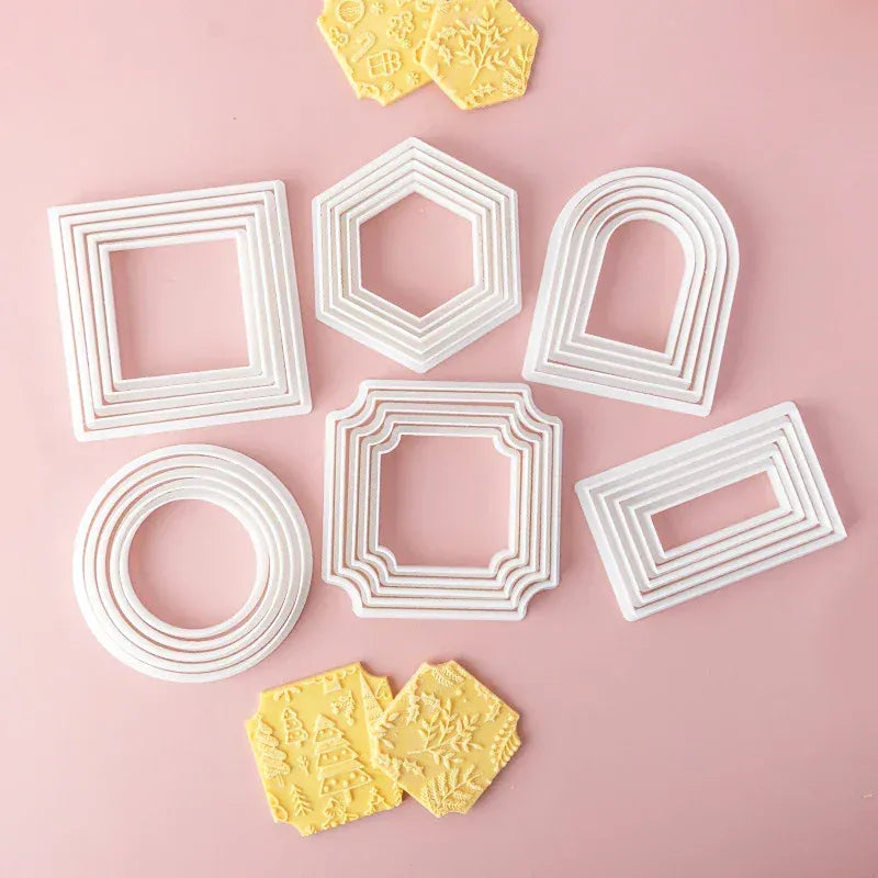 Emporte-pièce à Pâtisserie - Ensemble de 6 Formes Géométriques emportepieces