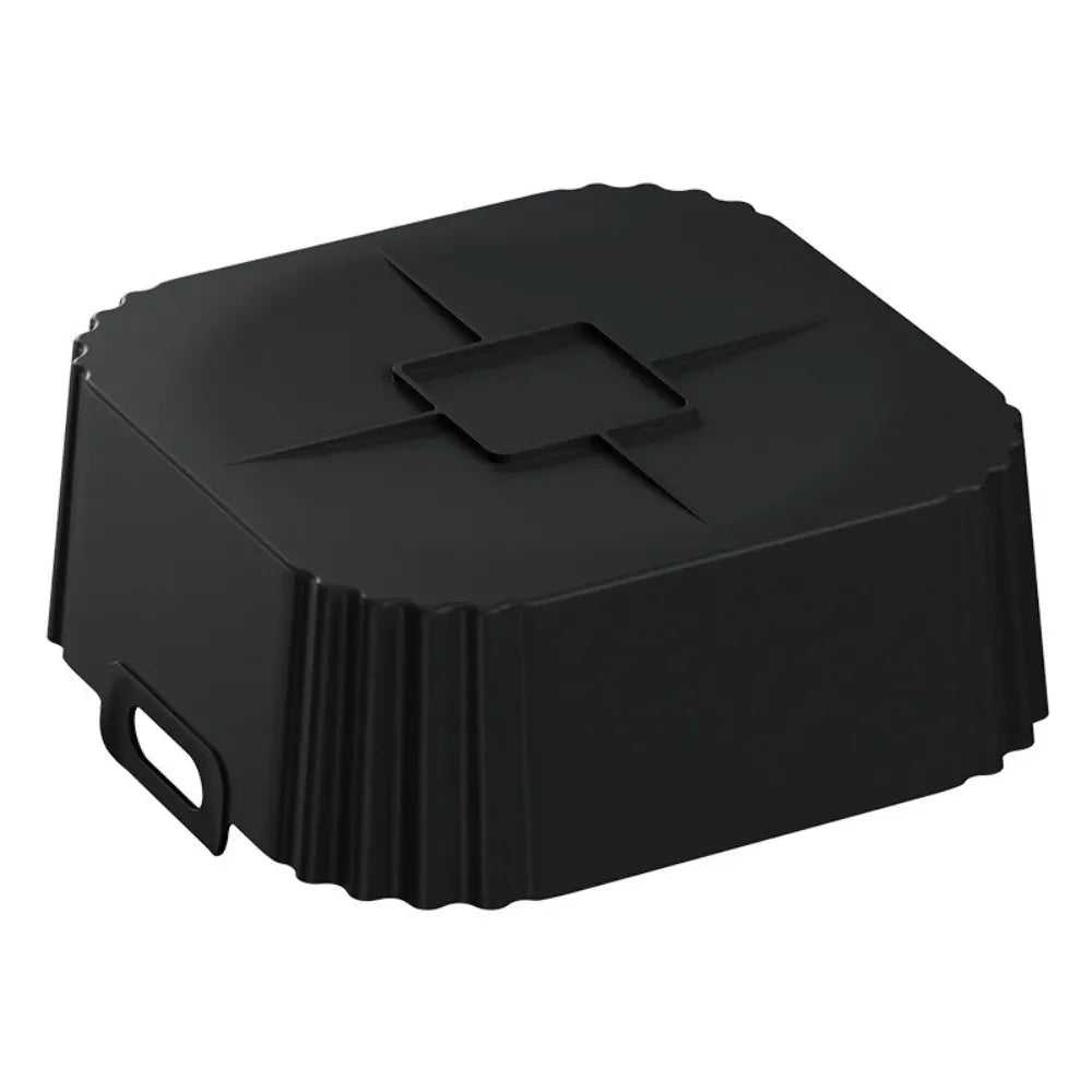 Moule Silicone Air Fryer Carré Réutilisable 55-62L avec Poignée Air Fryer