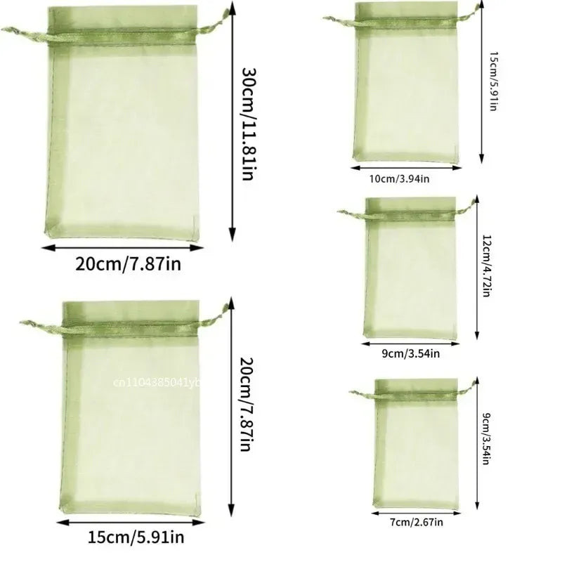 Sacs Filet Réutilisables - Lot de 200 Protection Insectes