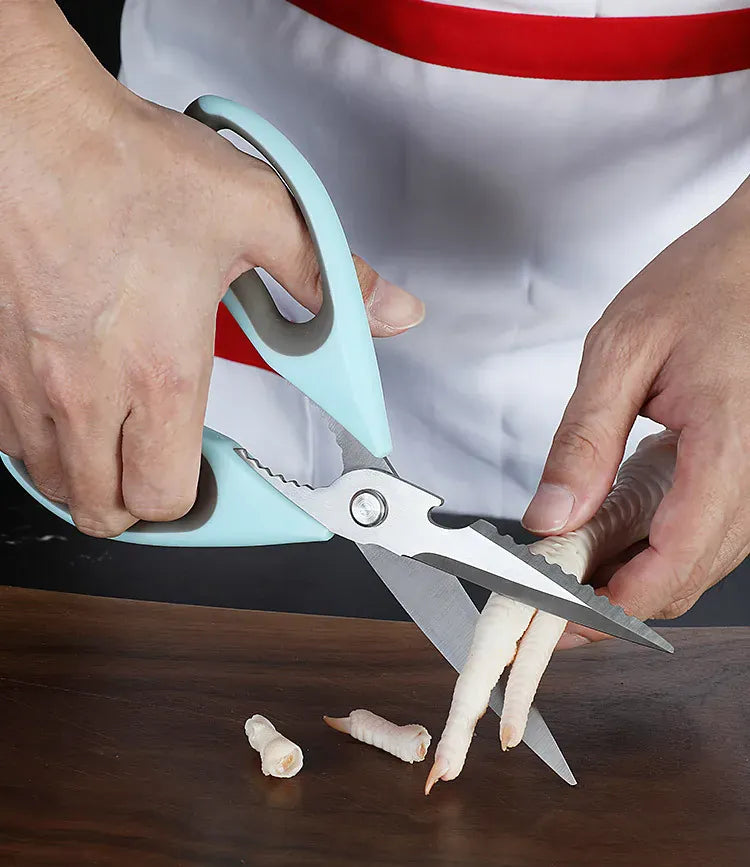 Ciseaux de cuisine en acier avec fonction casse-noix ciseaux
