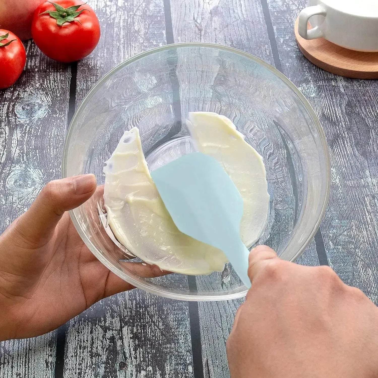 Set Ustensiles Silicone 6 pièces pour Pâtisserie | Résistants à la Chaleur spatule en silicone