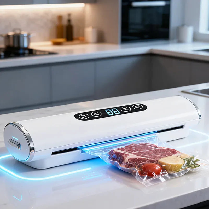 Machine Sous Vide Alimentaire avec Écran LED - Scelleuse Électrique sv