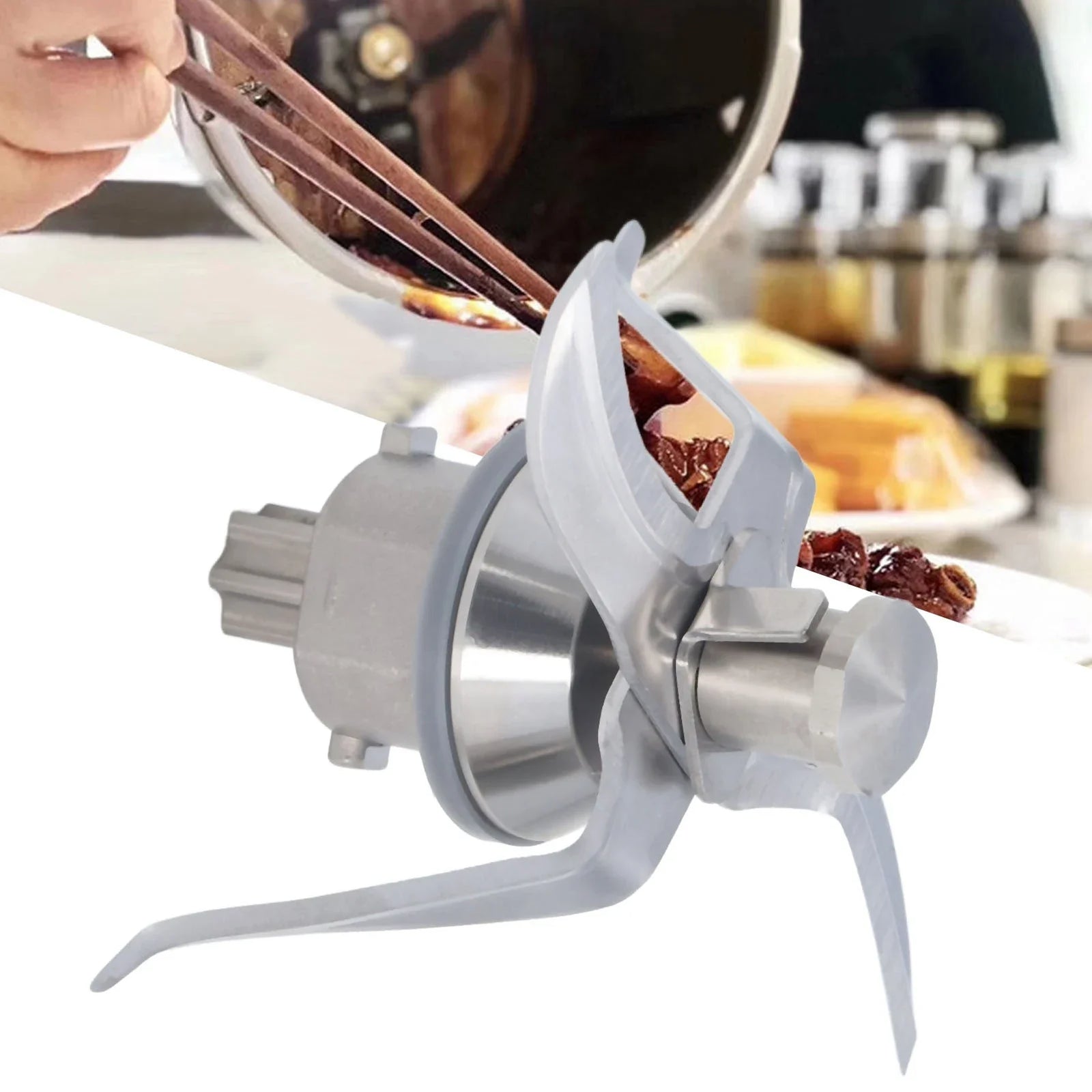 Couteau Thermomix TM21 Inox – Lame de Rechange à Lames Lisses avec Joint