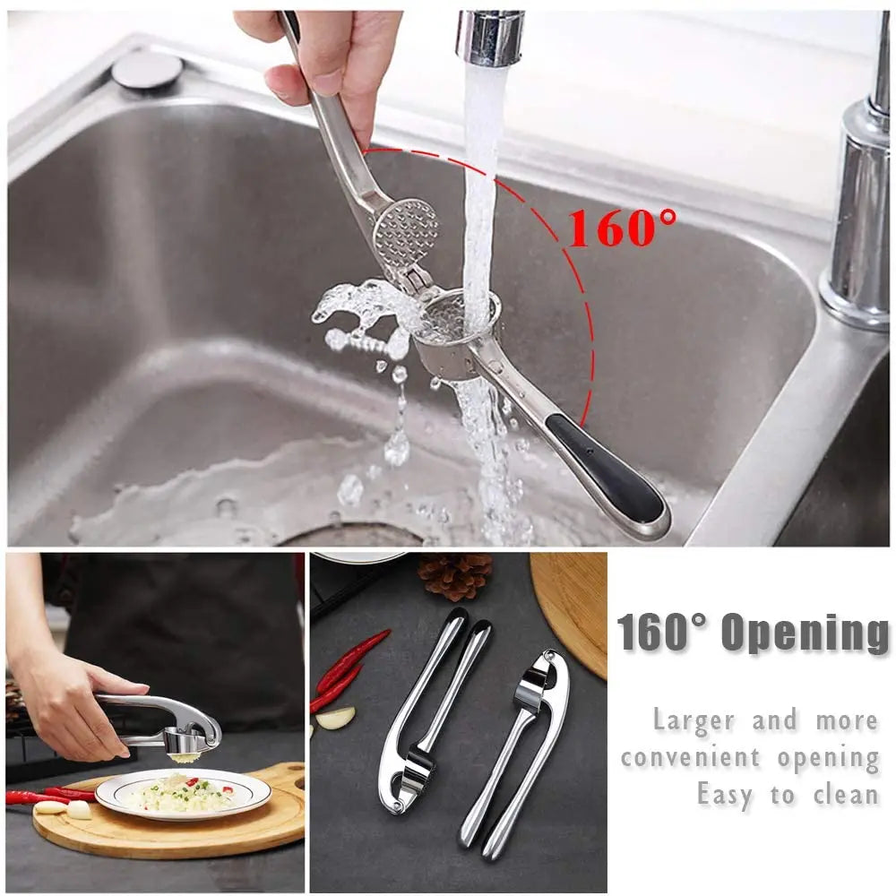 Presse-Ail Inox Manuel | Presse-Gingembre Rocker Écologique presseail