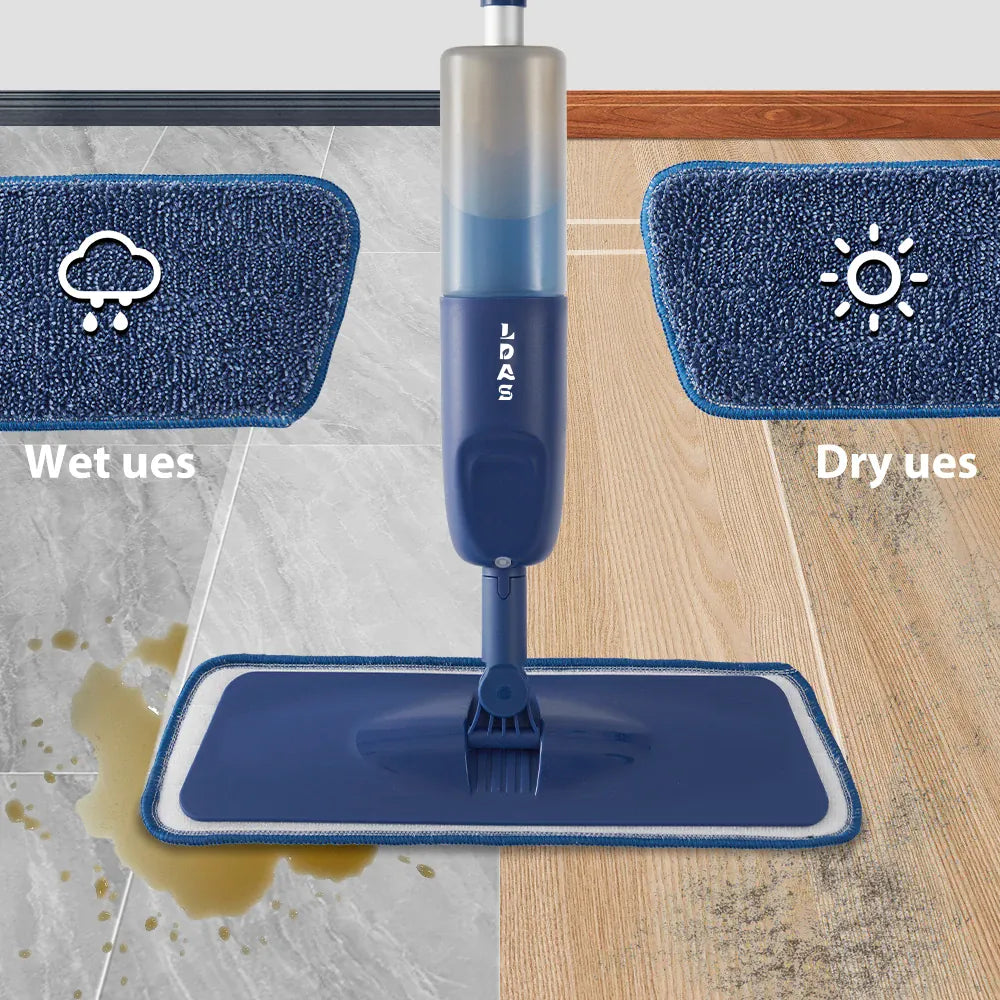 Balai Serpillère Vaporisateur pour la Cuisine (carrelage et bois) balai