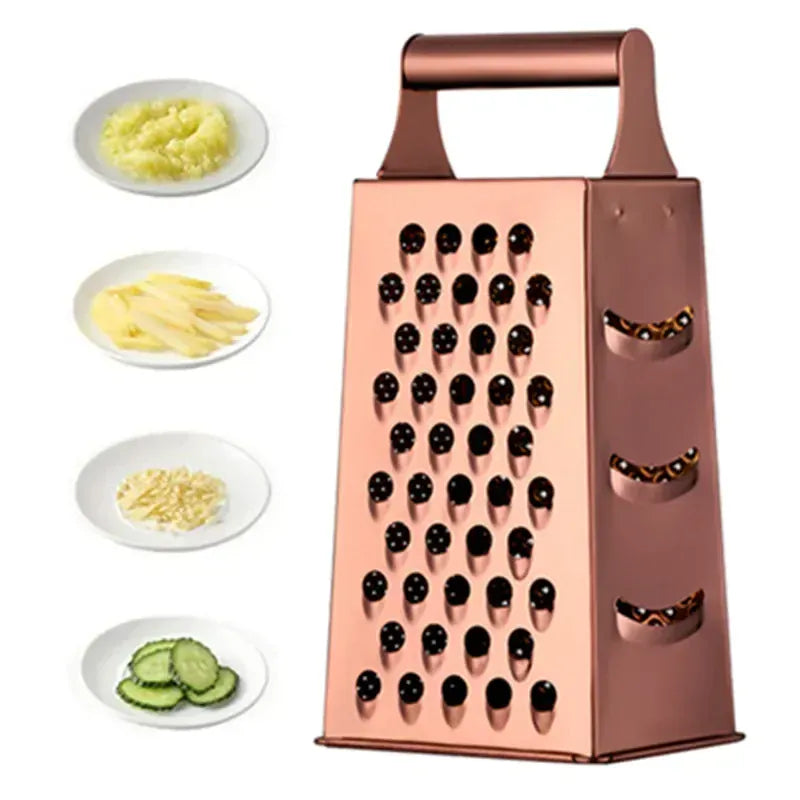 Râpe Multifonctionnelle en Acier Inoxydable | 4 Lames Colorées rape