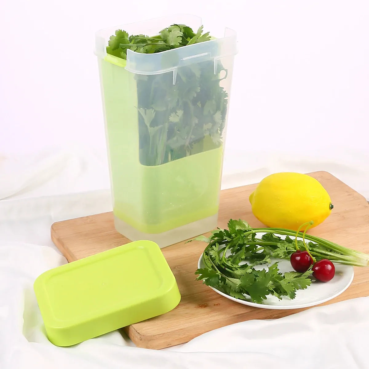 Bac de Rangement Frigo Hermétique pour Légumes Frais 2L