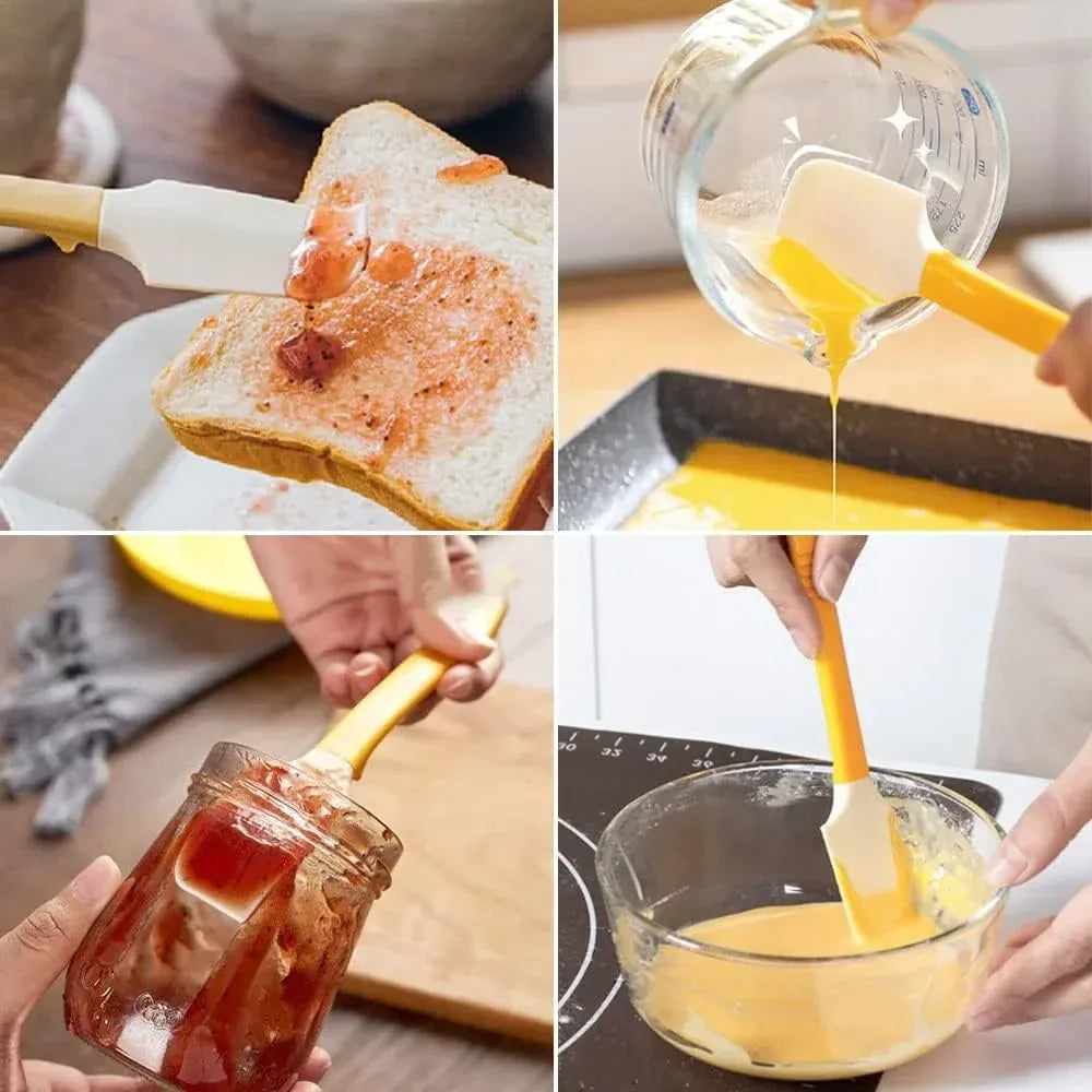 Spatule Silicone Antiadhésive Résistante à la Chaleur - Parfaite pour Tartiner spatule en silicone