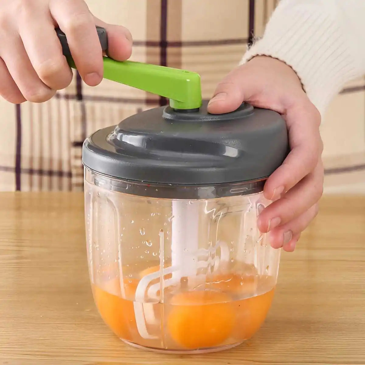 Hachoir Manuel 520ml pour Viande et Légumes avec Poignée Ergonomique hachoir manuel
