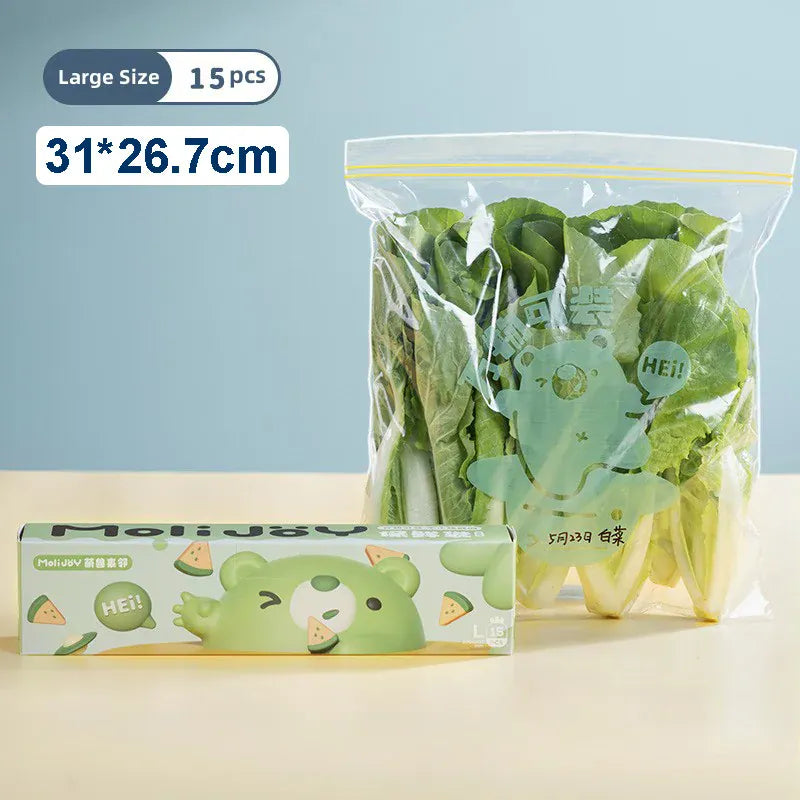 Sachets Zip Alimentaires Réutilisables - Lot de 30 pièces Hermétiques
