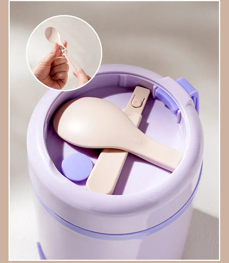 Lunchbox Chauffante USB 600 ml — Acier Inoxydable 304, 60 °C, Étanche lunchboxchauf