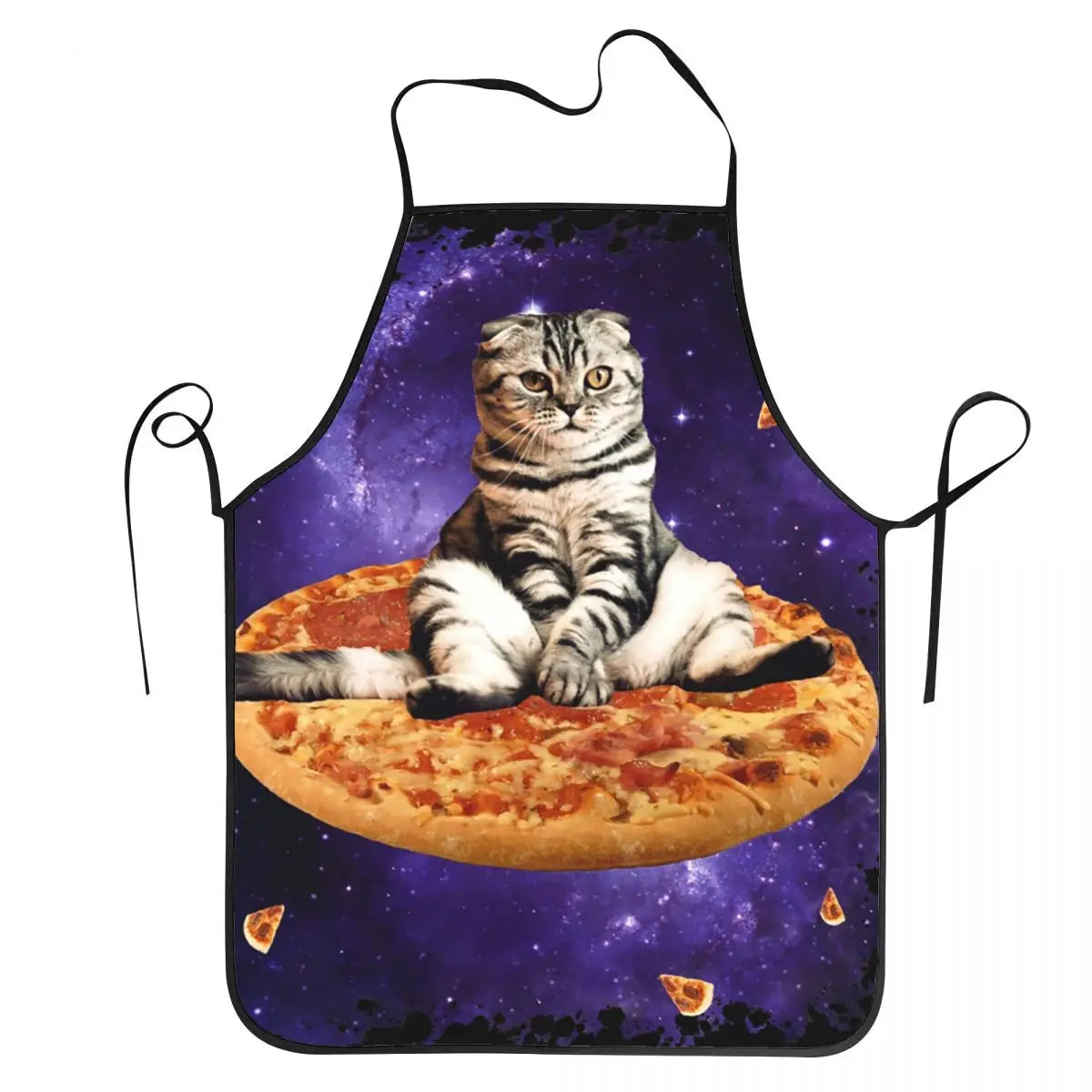 Tablier cuisine chat espace meme original - Oxford - chefs cuisiniers tablier