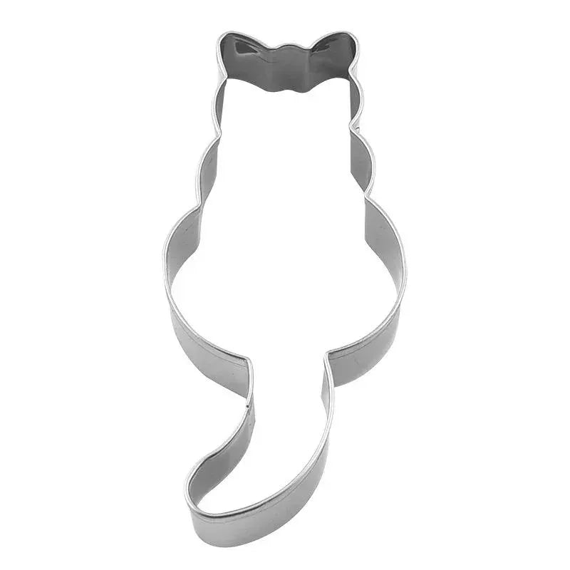 Emporte-pièces en inox 5 pièces - Formes de chats pour pâtisserie emportepieces
