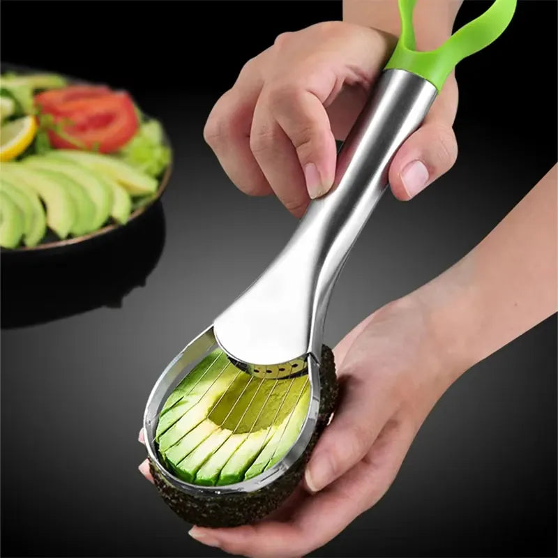 Éplucheur Inox 2 en 1 | Coupe et Dénoyauteur Avocat et Kiwi eplucheurs