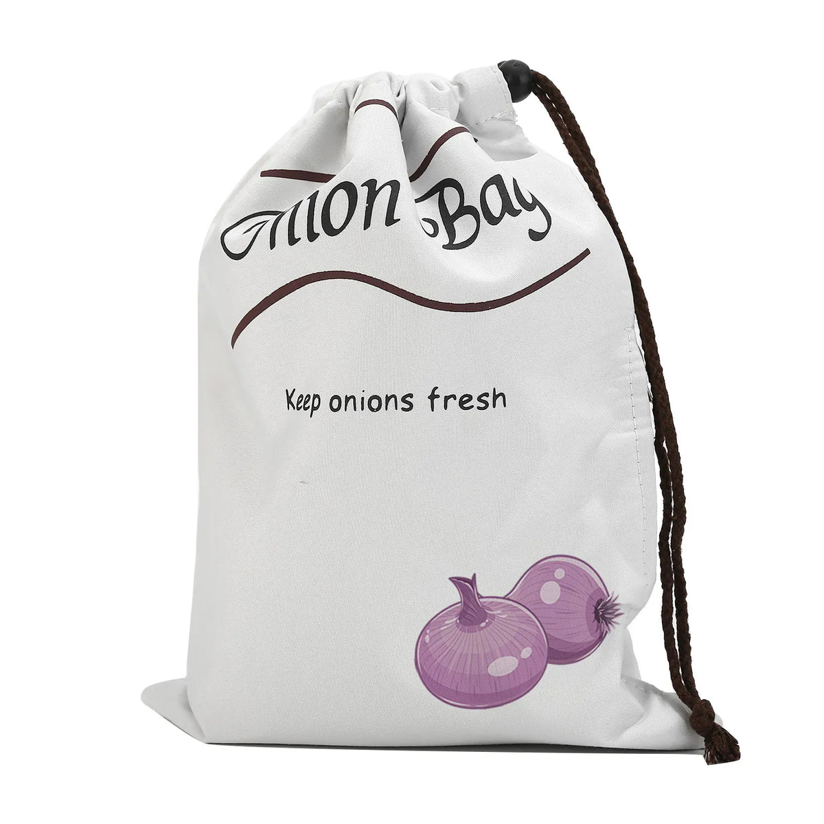 Sacs de conservation pommes de terre et oignons, lot de 2 réutilisables