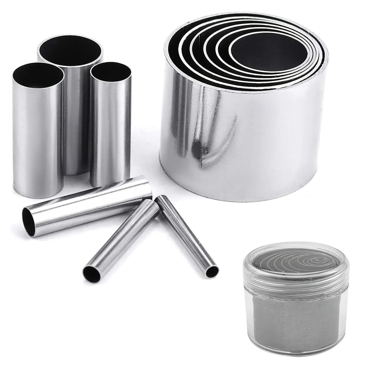 Emporte-pièces en acier inoxydable - Set de 12 outils cercles pâtisserie emportepieces