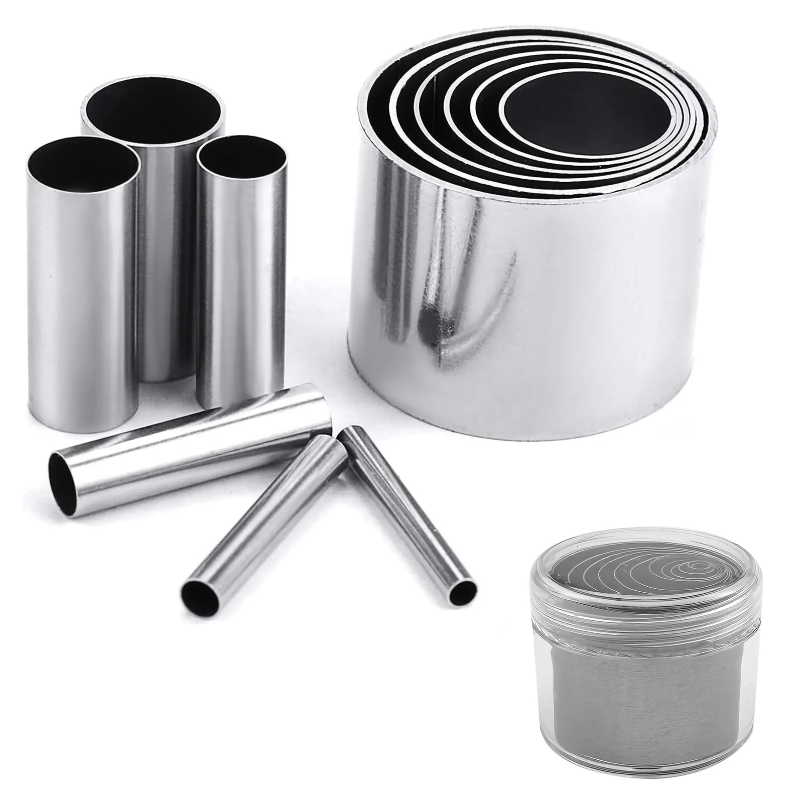 Emporte-pièces en acier inoxydable - Set de 12 outils cercles pâtisserie emportepieces
