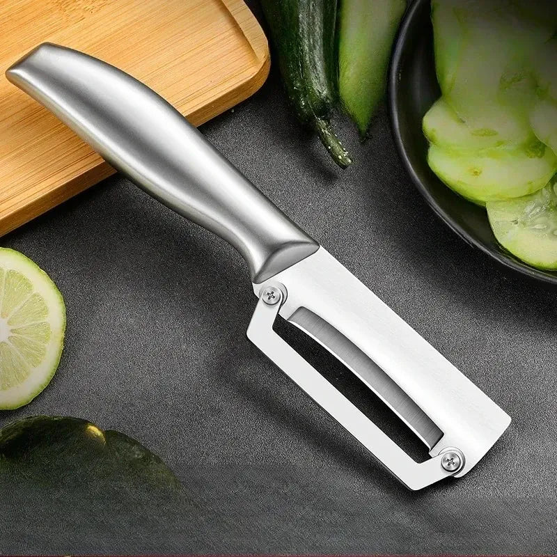 Éplucheur en Acier Inoxydable pour Courges et Fruits Épais eplucheurs