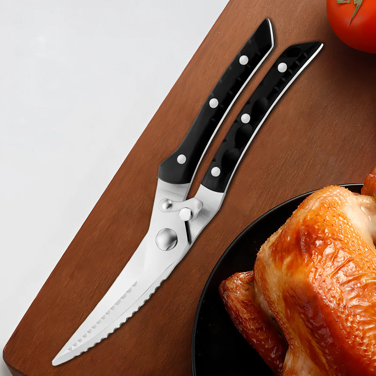 Ciseaux de cuisine multifonctions avec poignée anti-glisse 3 pièces ciseaux