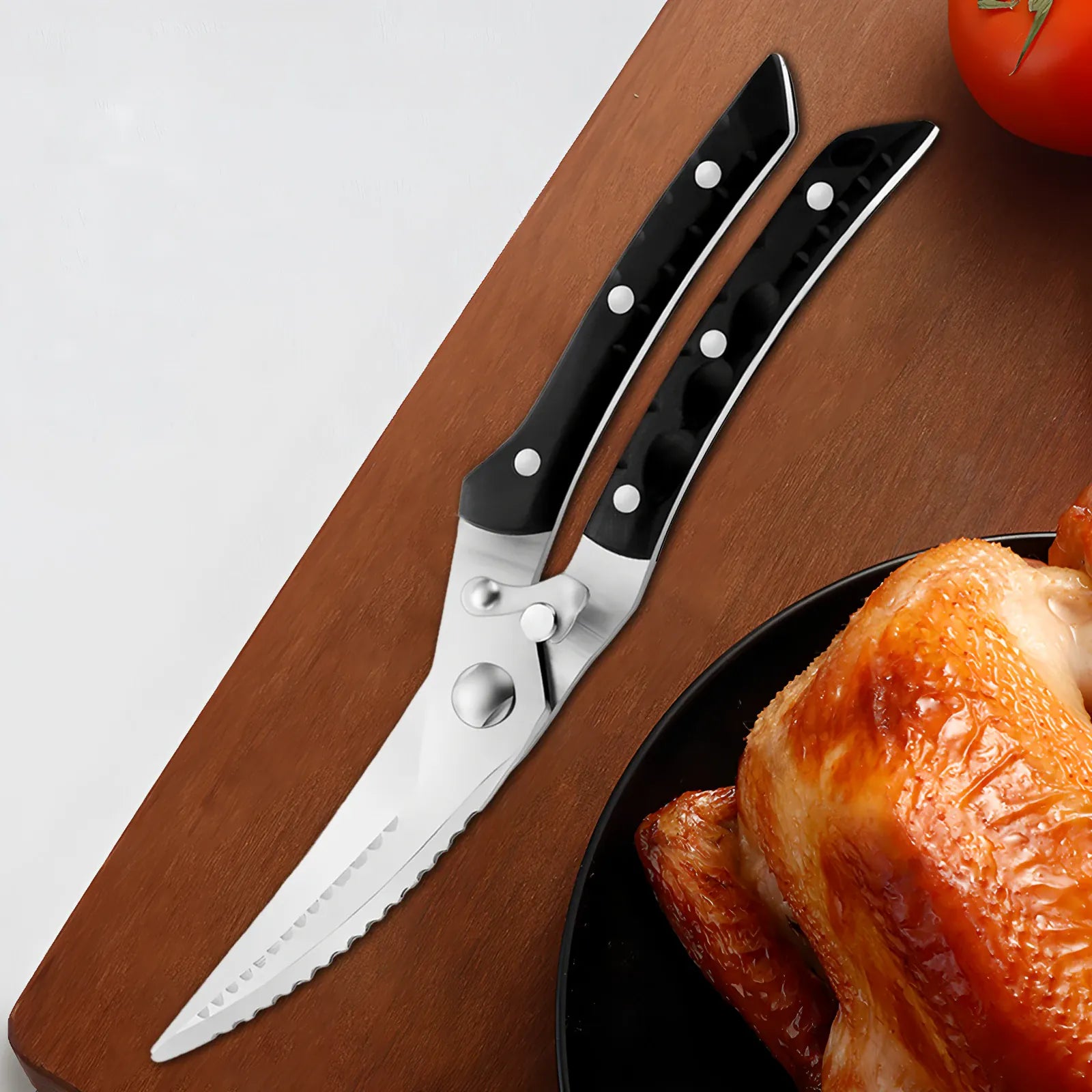 Ciseaux de cuisine multifonctions avec poignée anti-glisse 3 pièces ciseaux