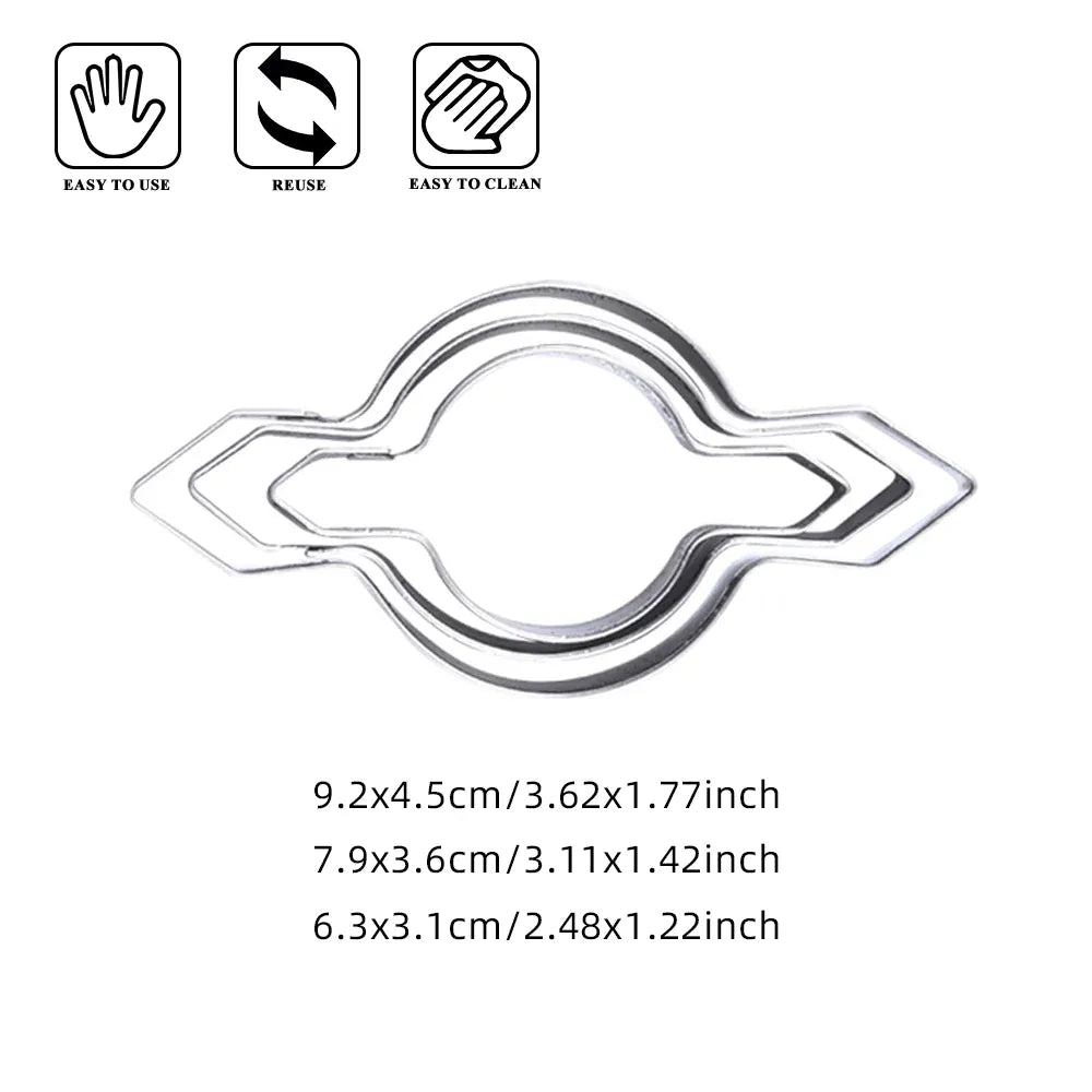 Emporte-pièces en acier inoxydable 34 pièces - Formes variées pour pâtisserie emportepieces