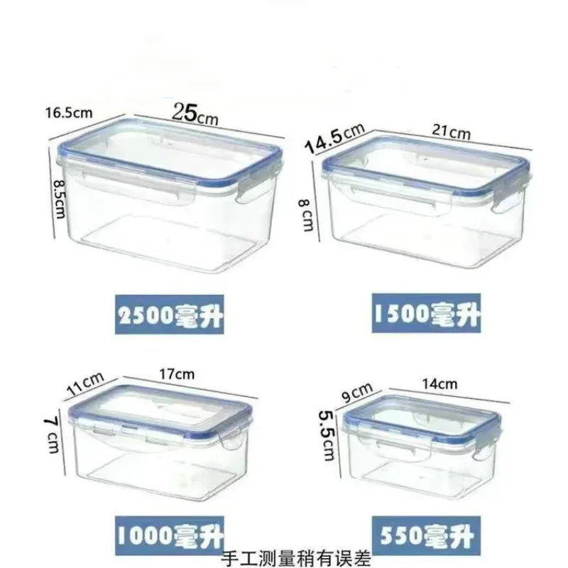 solution de rangement hermétique en plastique